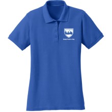 Ladies 50/50 Pique Polo -  Camp Frank A Day Left Chest Camp Design - Screen Printed