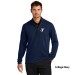 Mens Nike Textured 1/2-Zip Cover-Up - Embroidered