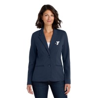 Women's Knit Blazer - Embroidered YMCA Logo