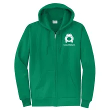 Adult Full Zip Hood Sweat - Camp Chickami Logo