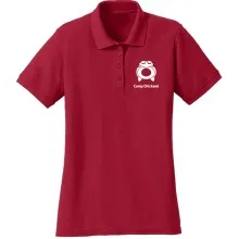 Ladies 50/50 Pique Polo - Camp Chickami Left Chest Camp Design - Screen Printed