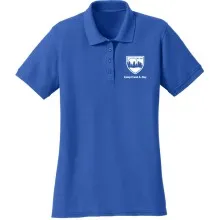 Ladies 50/50 Pique Polo -  Camp Frank A Day Left Chest Camp Design - Screen Printed