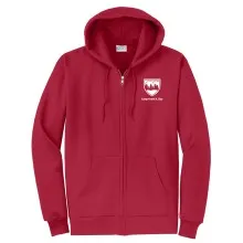 Adult Full Zip Hood Sweat - Camp Frank A.Day Logo
